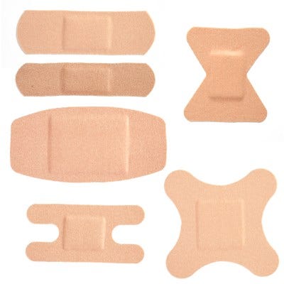 School Health Adhesive Bandages, Flexible Fabric