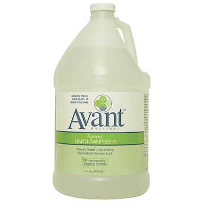 Avant Fragrance-Free Hand Sanitizers and Dispenser