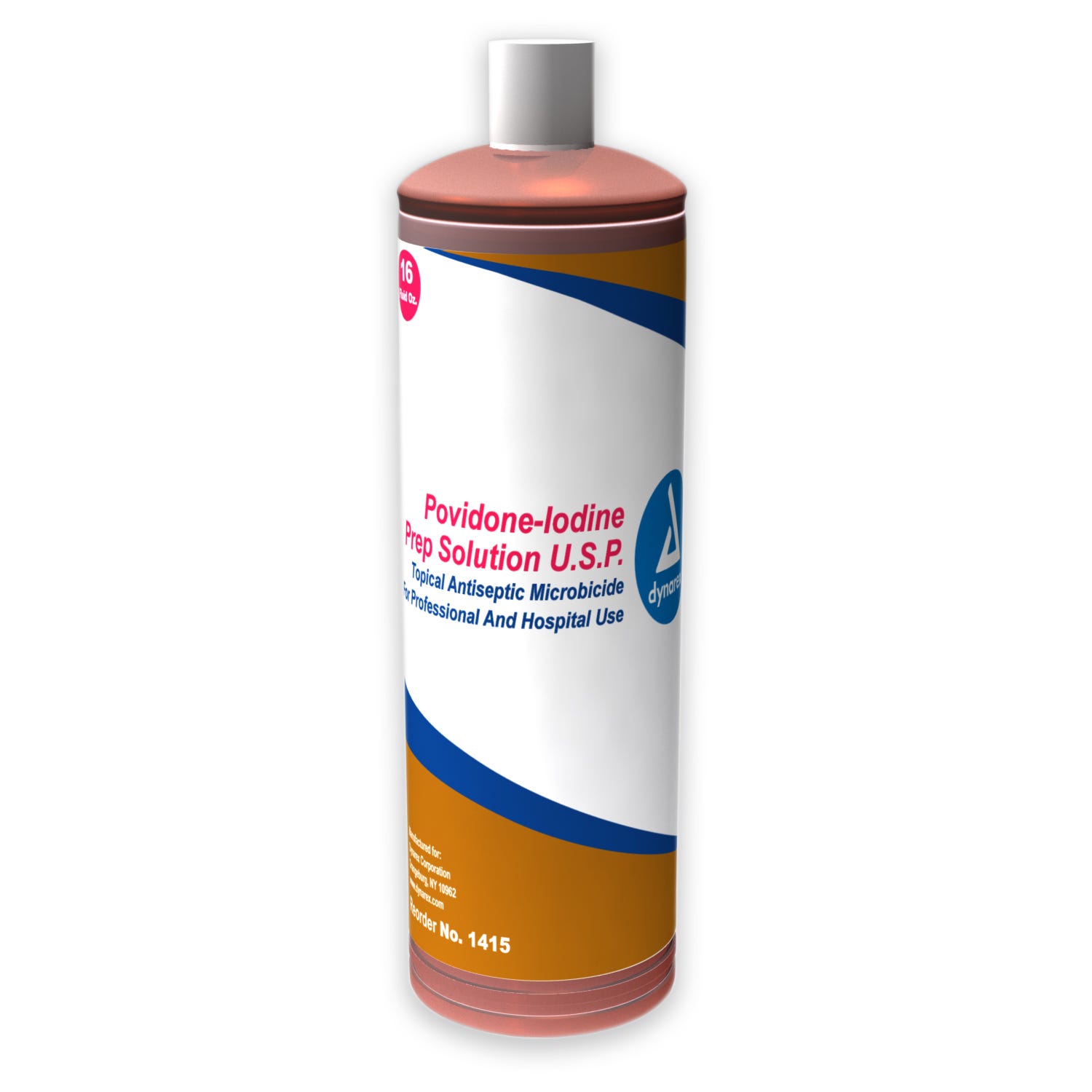 Povidone Iodine Prep Solution - 16oz