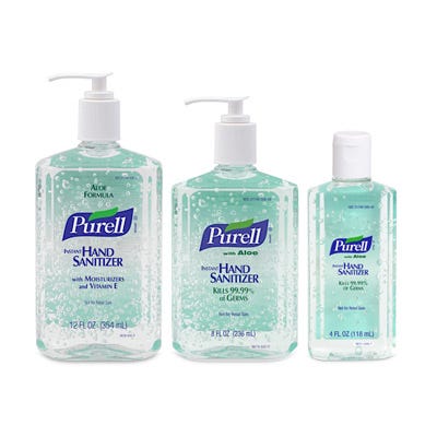 Purell Advanced Hand Sanitizer Gel Bottles