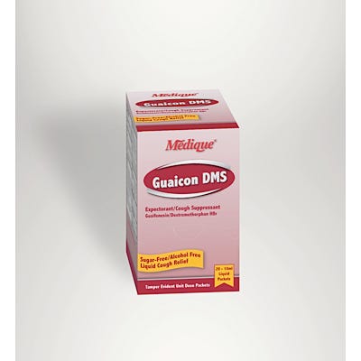 Guaicon DMS 10 ml, 20's (Guaifenesin 200mg; Dextromethorphan HBr 20mg)