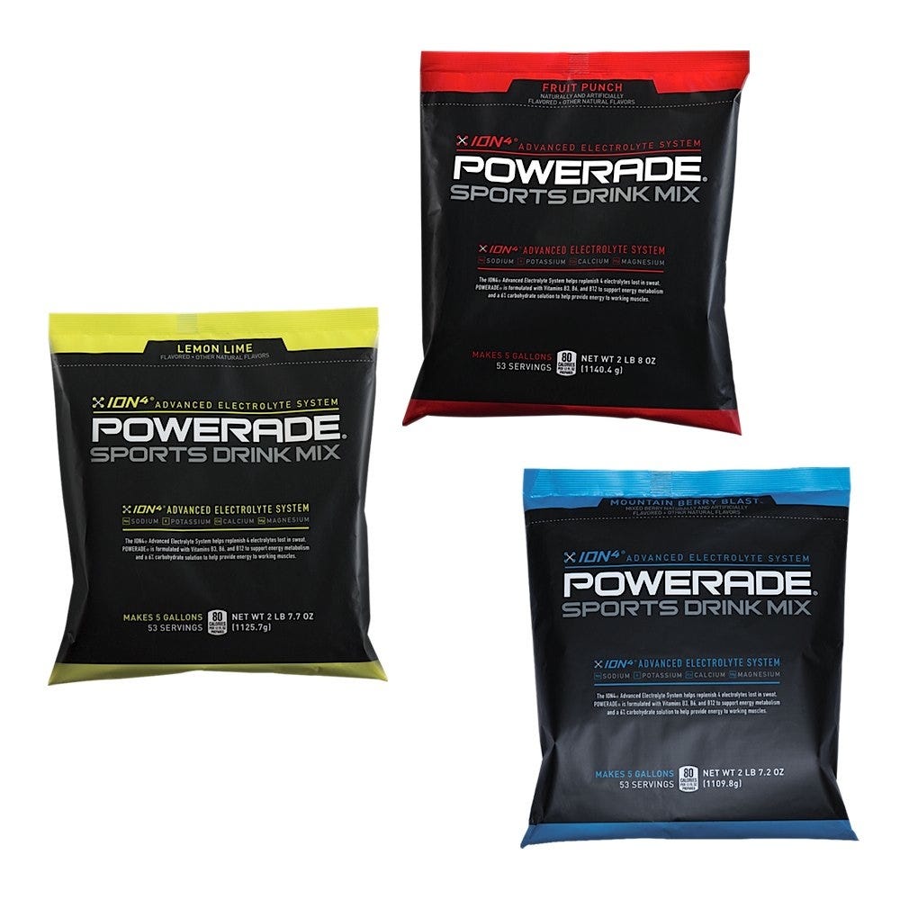 Powerade 5 Gal Powder Mix
