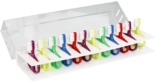Infant Toothbrushes with Rack