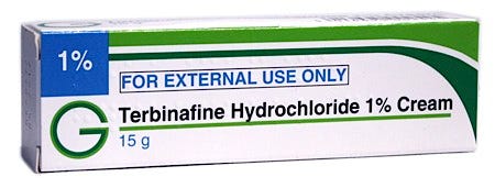 Terbinafine HCL 1% Cream, 15/gm