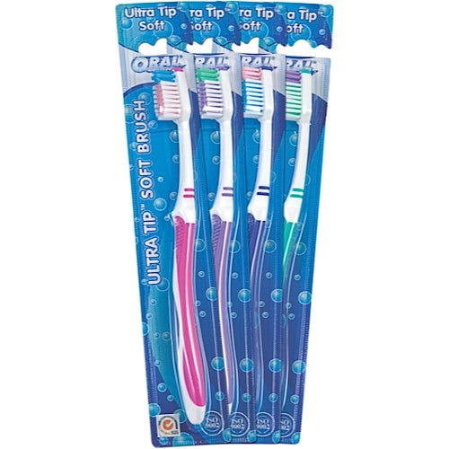 Oral Choice Adult Ultra-Tip Toothbrush, 100/case