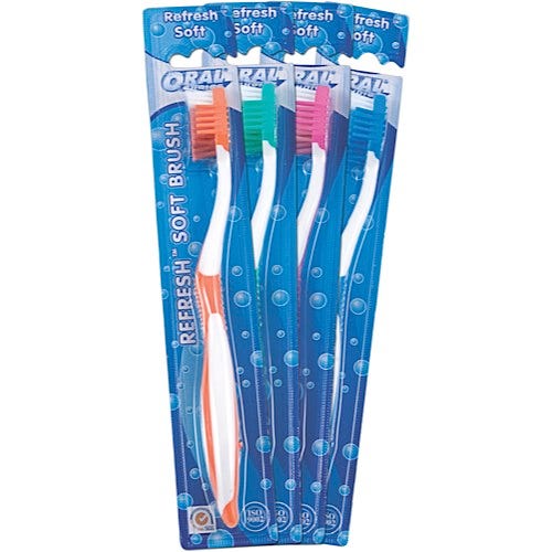 Oral Choice Adult Refresh Toothbrush, 100/case
