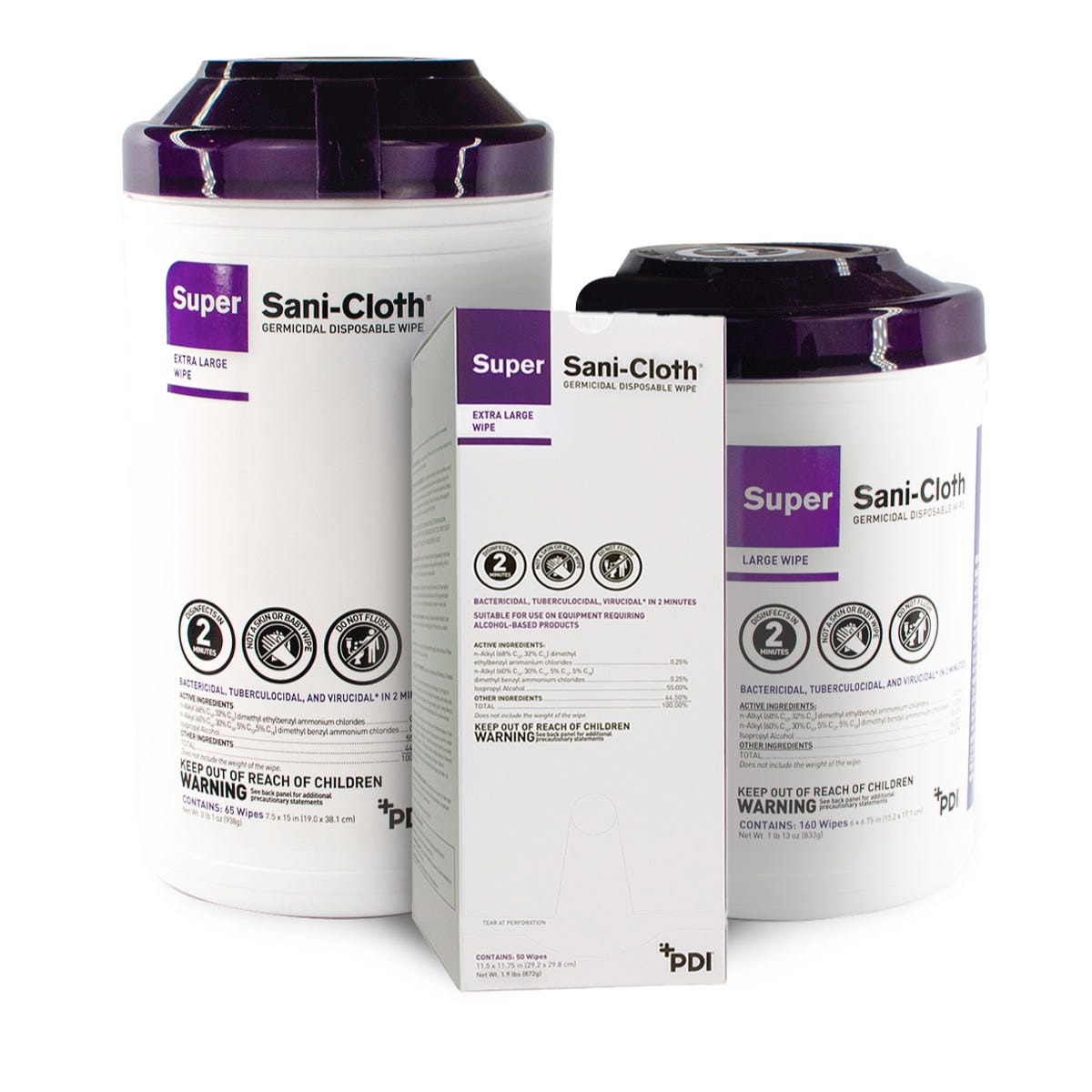 Super Sani-Cloth Germicidal Disposable Cloths