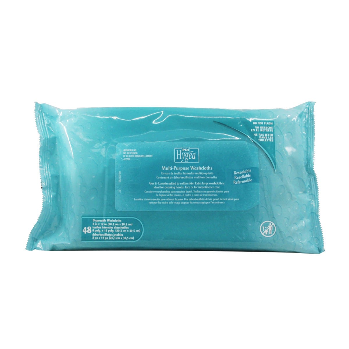 Hygea Personal Cleansing Cloths, 48/Package