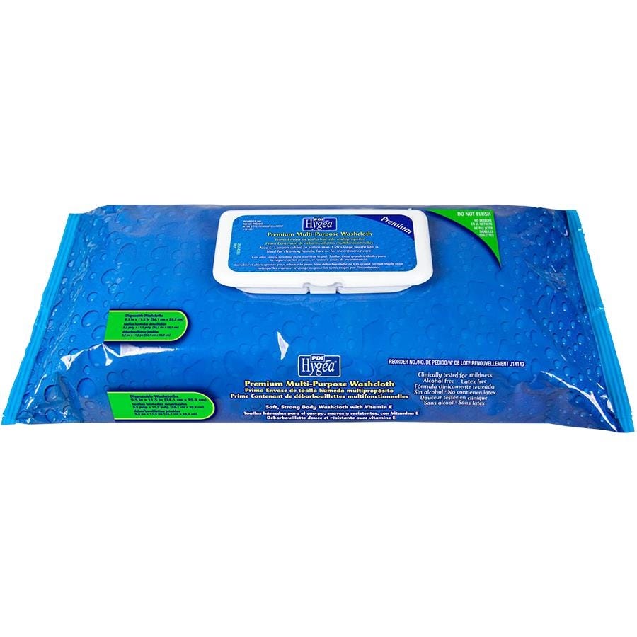 Hygea Premium Multi-Purpose Washcloths 60/Pkg