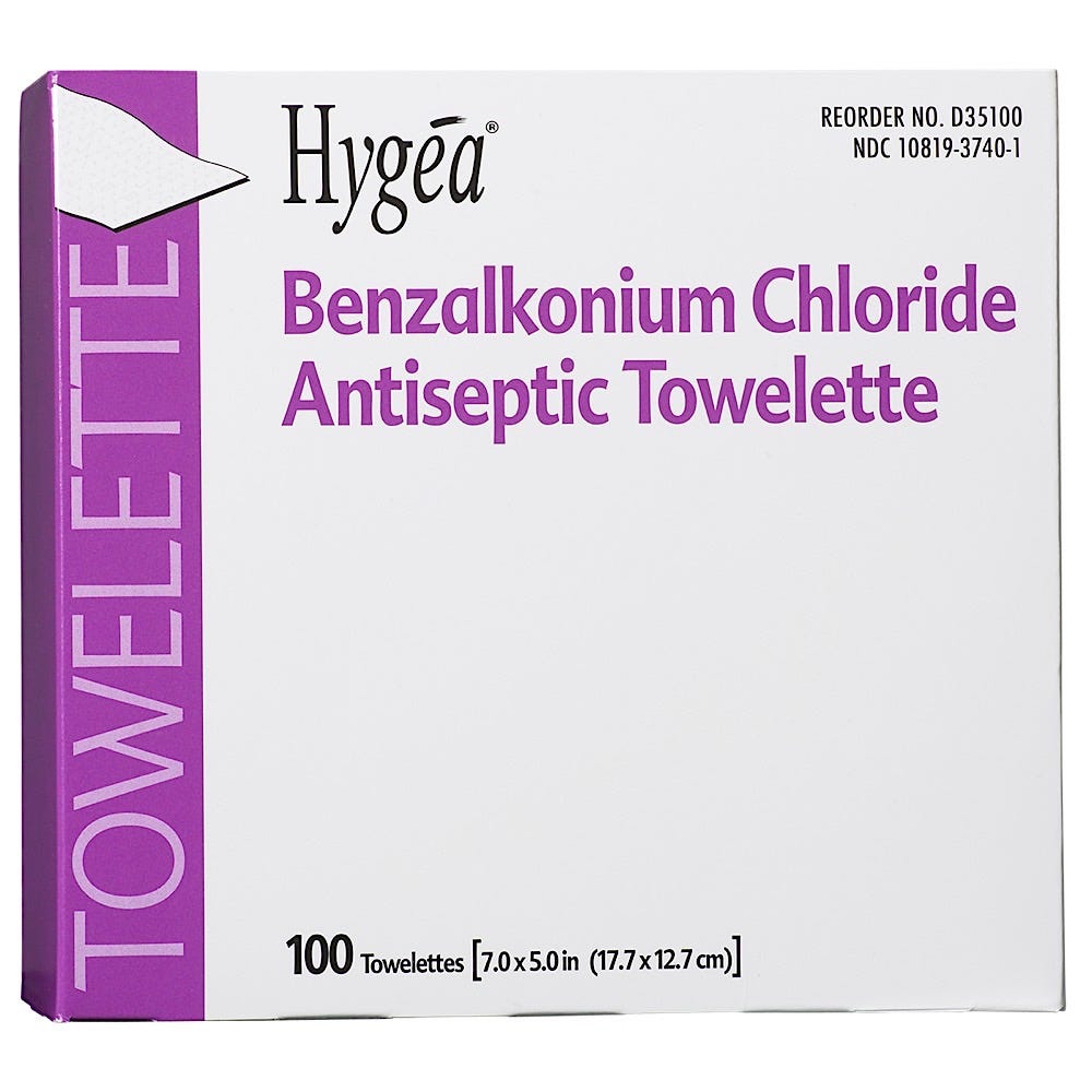 BZK Antiseptic Towelettes - 100 count