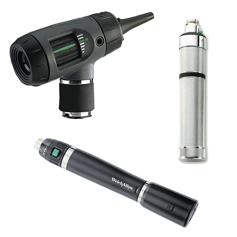 Welch Allyn MacroView Head, Otoscope and Handles