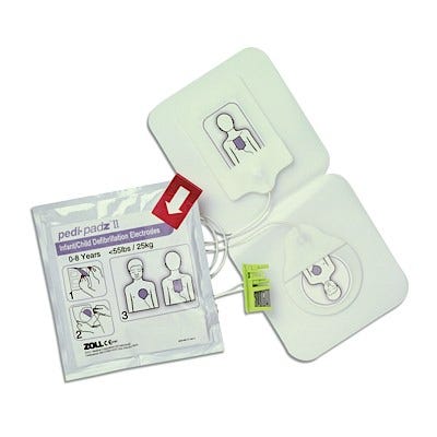 Zoll AED Plus Pedi-Padz II - Pediatric Electrode Pads (8900-0810-01)