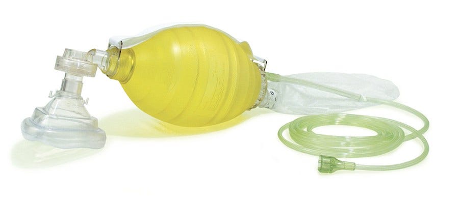 Laerdal The Bag II Disposable Resuscitator, Child, #3 Mask