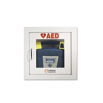 ZOLL Powerheart AED Wall Cabinet with Alarm, Surface Mount (50-00392-20)