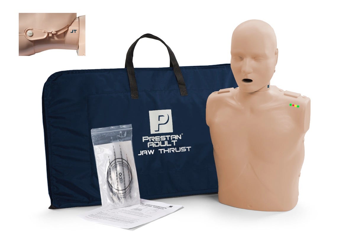PRESTAN Adult Manikin with CPR Monitor and Jaw Thrust 