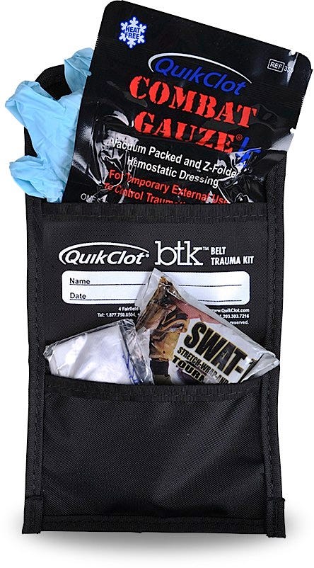 Quick Clot Belt Trauma Kit