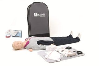 Resusci Anne QCPR AED - Full Body with Trolley Suitcase