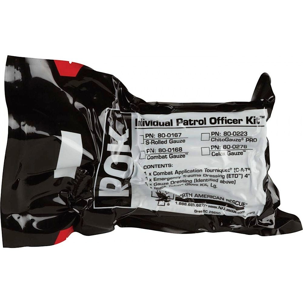 Individual Public Safety Officer Kit with S-Rolled Gauze