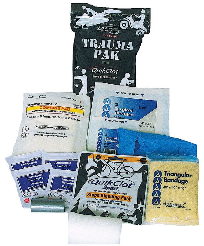 Trauma Pak with QuikClot