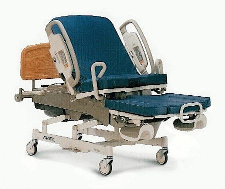 Refurbished Hill Rom Affinity Birthing Bed