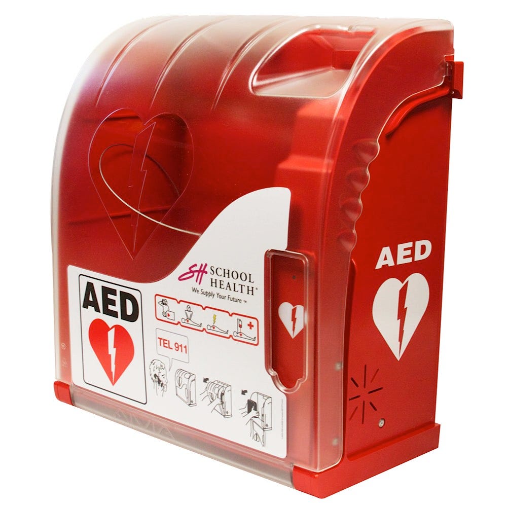 Premium School Health – Indoor AED cabinet w/Strobe Alarm