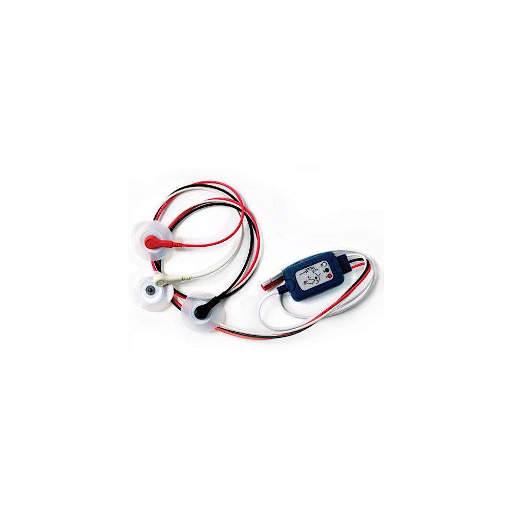 Cardiac Science Powerheart AED G3 PRO 3-Lead ECG Monitoring Kit