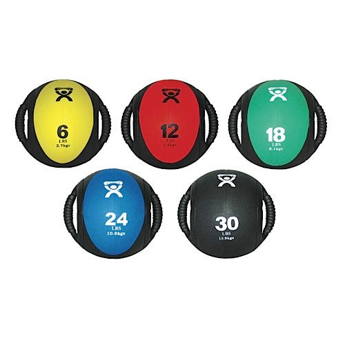 CanDo Dual Handle Medicine Balls