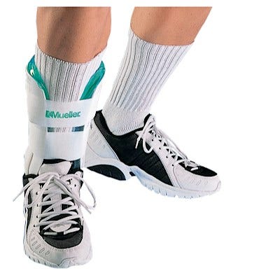 Mueller Cold Therapy Gel Ankle Brace, One Size