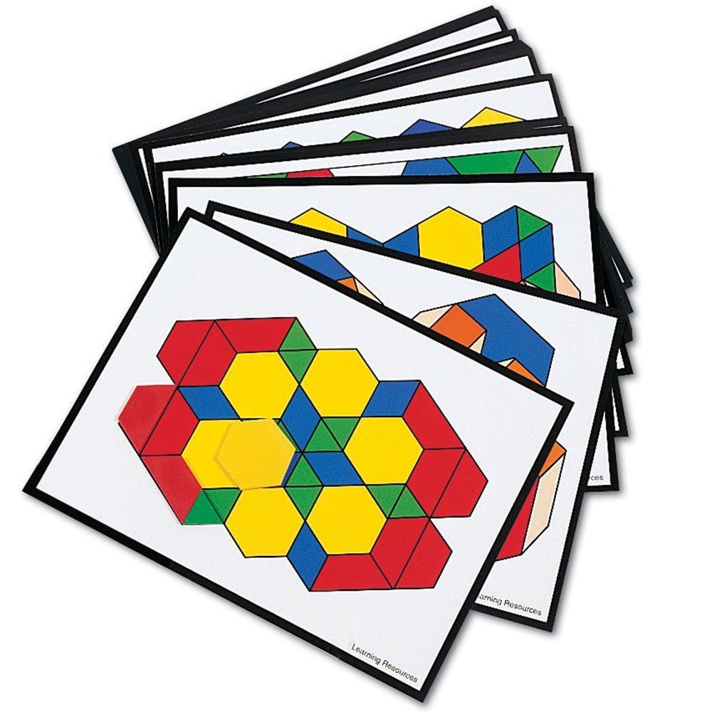 Pattern Block Activity Set