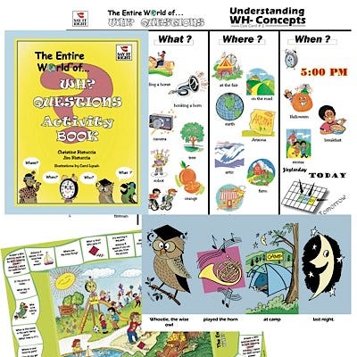 The Entire World of WH? Questions Activity Set