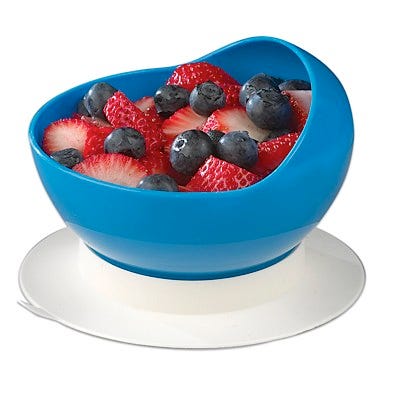 Scooper Bowl with Suction Cup Base