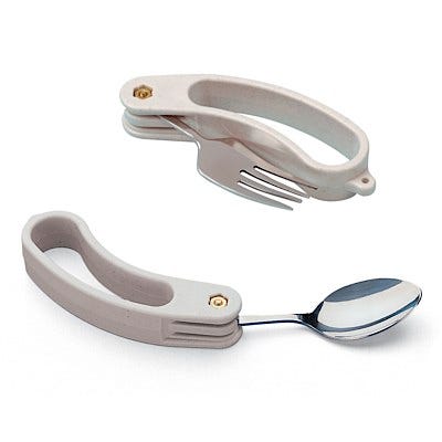 Hole-in-One Fork and Spoon