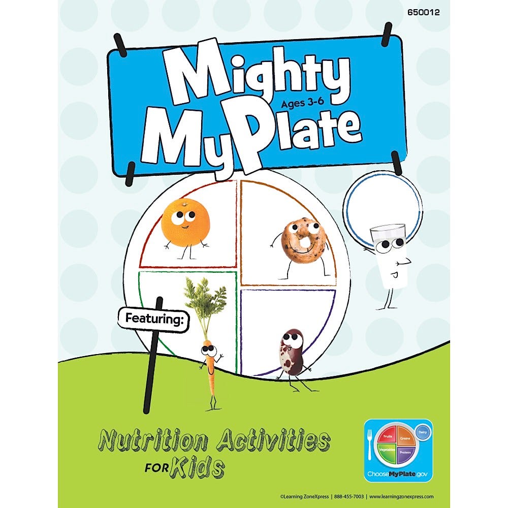 Mighty MyPlate Activity Books for Ages 3-6