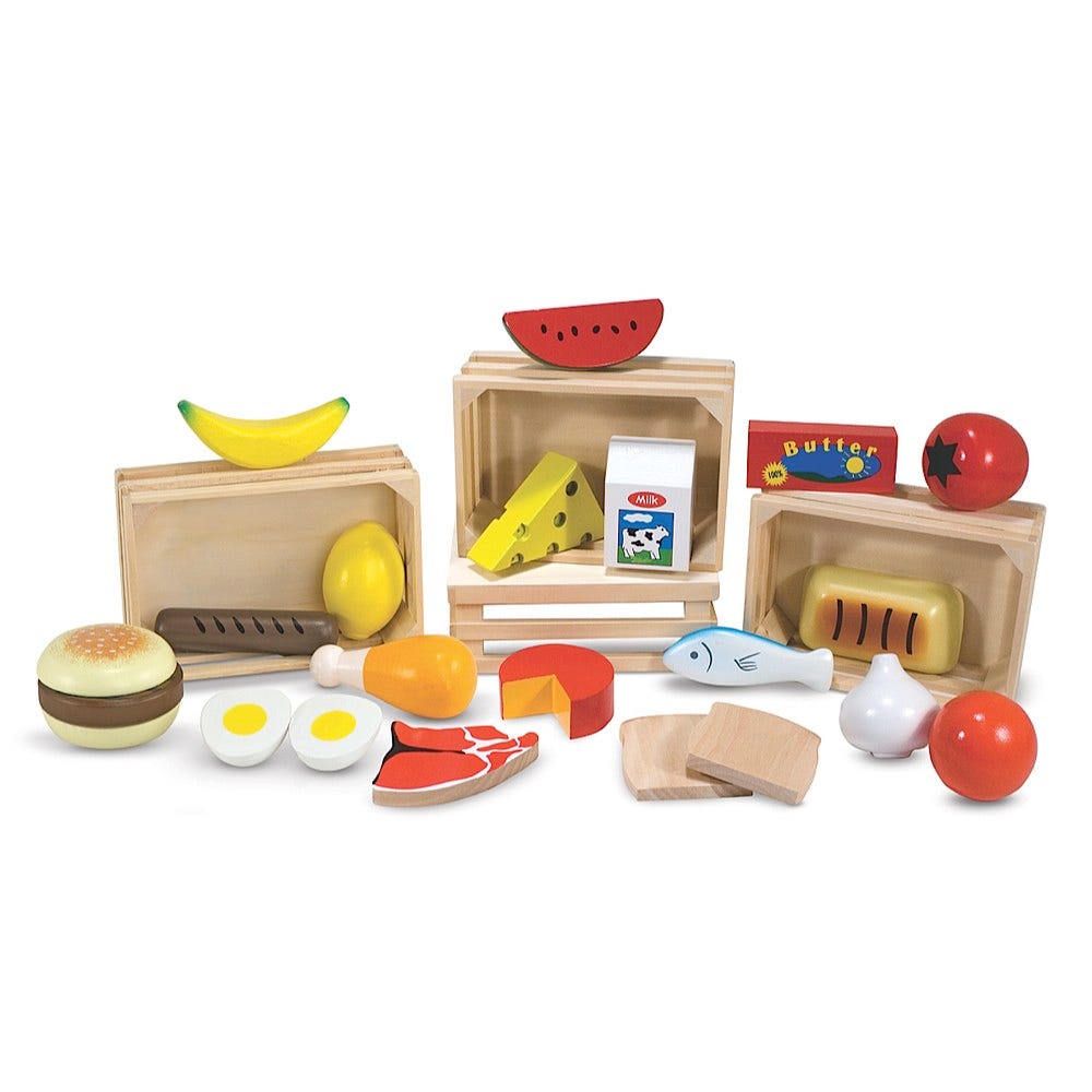 Melissa & Doug Wooden Food Groups