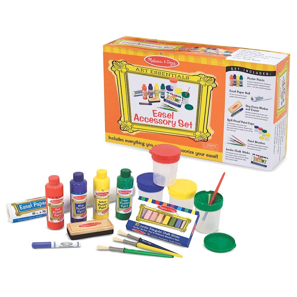 melissa and doug easel accessory kit