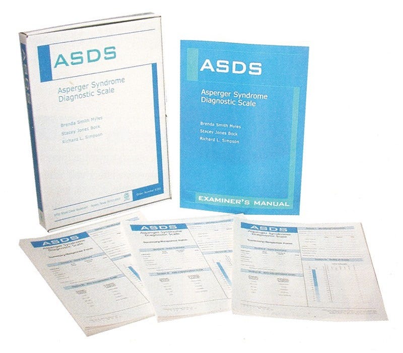 ASDS: Asperger's Syndrome Diagnostic Scale