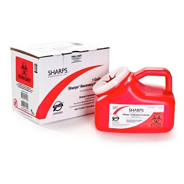 Sharps Disposal by Mail System - 1 Gallon