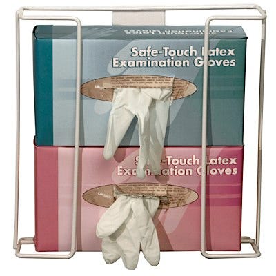 Wire Double Glove Box Holder