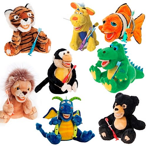 StarSmilez Small Oral Health Plush Teaching Models