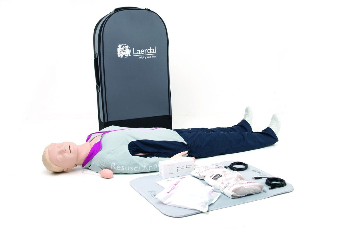 Laerdal Resusci Anne QCPR Full Body w/Hard Case