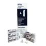 Tall Braun ThermoScan PC 200 box with five smaller boxes filled with probe covers.  thumbnail