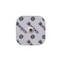 WHITE COMPEX ELECTRODES 2X4 SINGLE SNAP thumbnail
