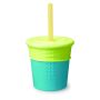 Silicone Straw Cup with Stretchy Lid thumbnail