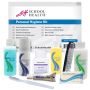 School Health Personal Hygiene Kit in a clear slider pouch. Contains mouthwash, deodorant, toothbrush, toothpaste, baby powder, shampoo & body wash, soap, comb, and lotion. thumbnail