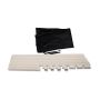Enablemart Blackout Sensory tent accessory parts are shown, black bag with white tubes and connectors. thumbnail