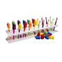 White Toothbrush Holder with 20 toothbrushes and covers per set thumbnail