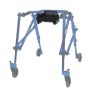 front view of the nimbo posterior walker pelvic stabilizer featuring a back and lateral pads with a support belt for standing or walking.  thumbnail
