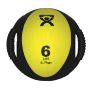 Dual Handle Medicine Ball, 6 lbs. Yellow thumbnail