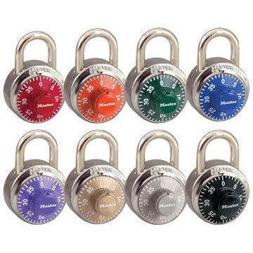 Master® Combination Locks-No Key