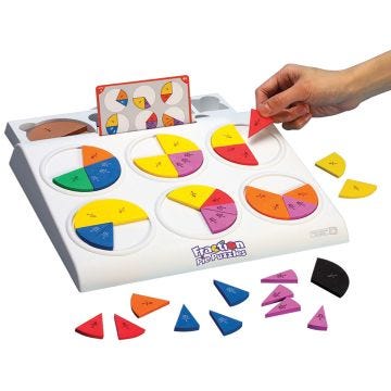 Fraction Pie Puzzles